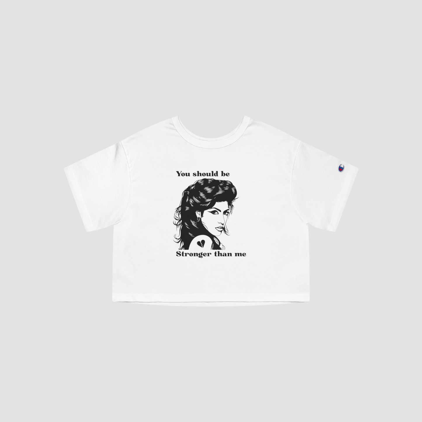 Crop Tee - Stronger Than Me